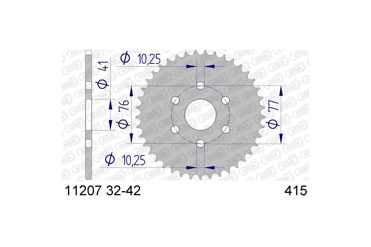 Couronne AFAM aluminium Ultra-Light 11207 - 415