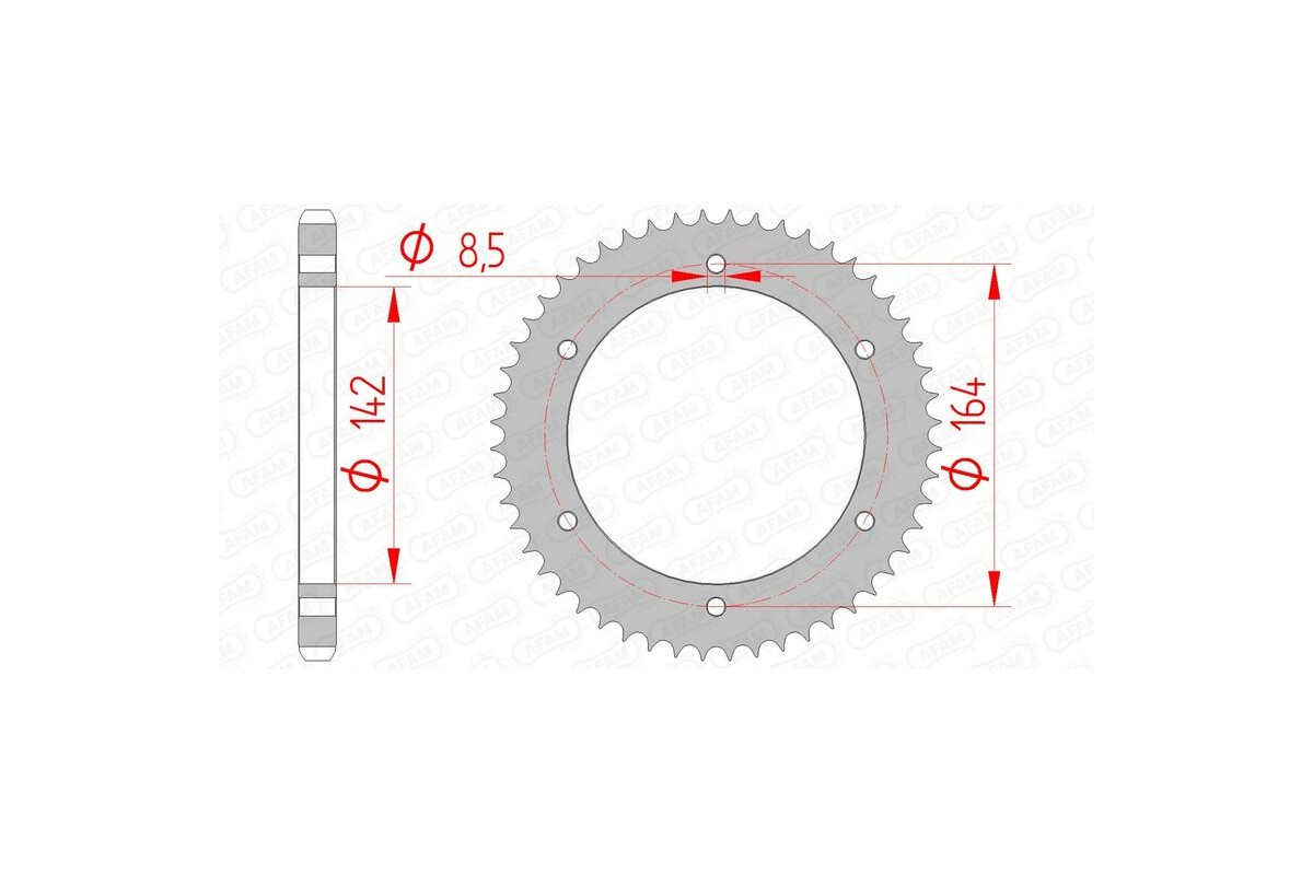 Couronne AFAM acier standard 65200 - 428
