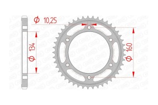 Couronne AFAM acier standard 10617 - 525