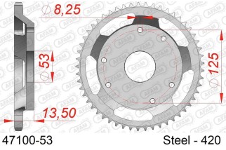 Couronne AFAM acier standard 47100 - 420