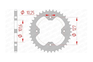 Couronne AFAM acier standard 98500 - 520