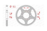 Couronne AFAM acier standard 12204 - 428