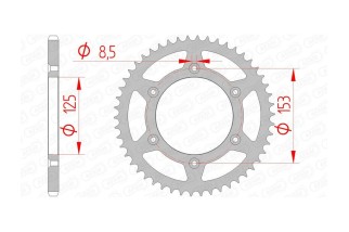 Couronne AFAM acier standard 10212 - 520