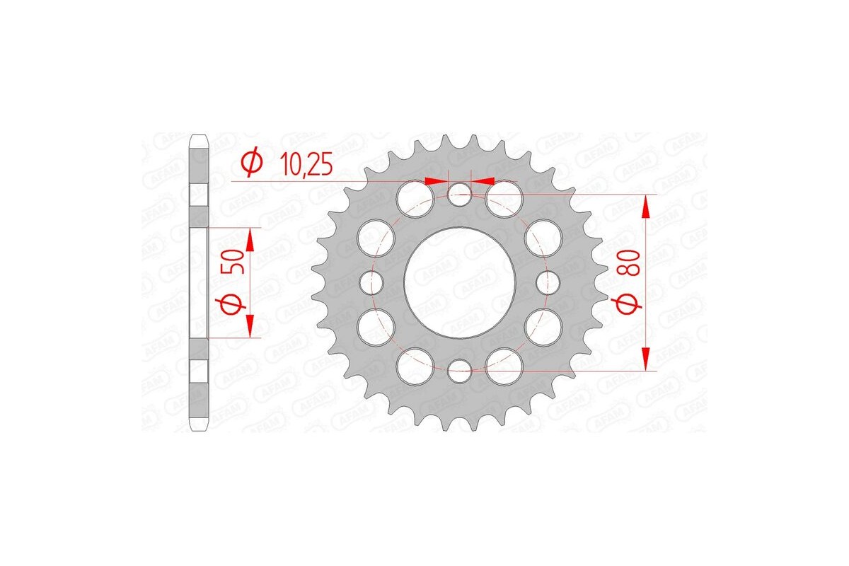 Couronne AFAM acier standard 92127 - 420 Couronne AFAM acier standard 92127 - 420