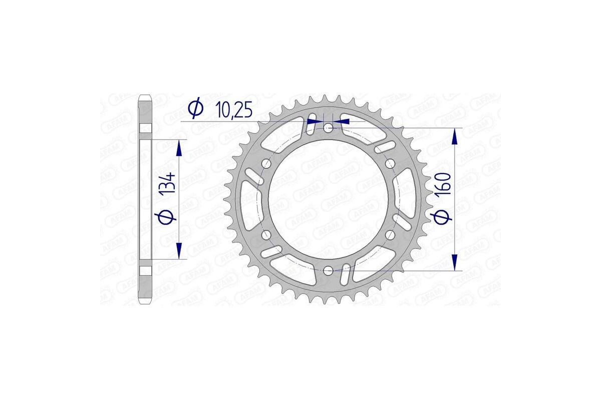 Couronne AFAM aluminium Ultra-Light 11618 - 520