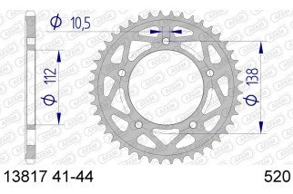 Couronne AFAM aluminium 13817 - 520