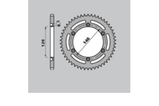 Couronne PBR acier C45 standard 805 - 428