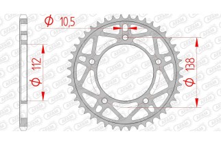 Couronne AFAM acier standard 12817 - 520