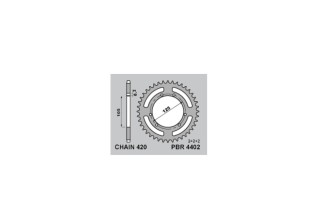 Couronne PBR acier standard 4402 - 420