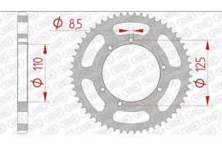 Couronne AFAM acier standard 59104 - 428