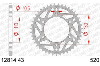 Couronne AFAM acier standard 12814 - 520