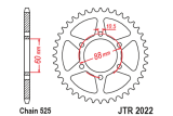 Couronne JT SPROCKETS acier standard 2022 - 525