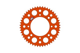 Couronne RENTHAL aluminium ultra-light anti-boue 518U - 420