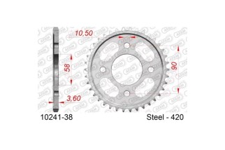 Couronne AFAM acier standard 10241 - 420