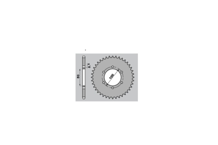 Couronne PBR acier C45 standard 404 - 415