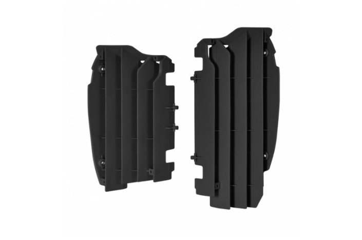 Cache radiateur POLISPORT noir Kawasaki KX250F