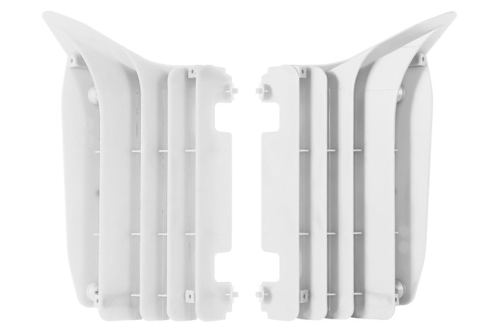 Cache radiateur POLISPORT blanc Yamaha YZ125/250