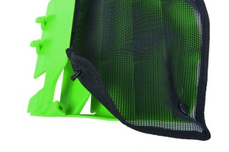 Filet cache radiateur POLISPORT noir Kawasaki KX450F