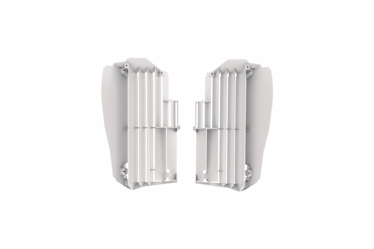 Cache radiateur POLISPORT blanc Yamaha YZ450F