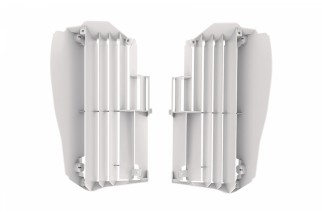 Cache radiateur POLISPORT blanc Yamaha YZ450F