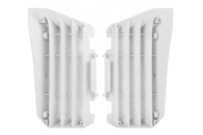 Cache radiateur POLISPORT blanc Yamaha YZ250F/YZ450F