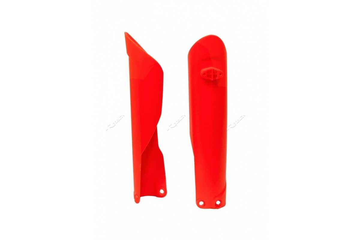Protections de fourche RACETECH - orange fluo