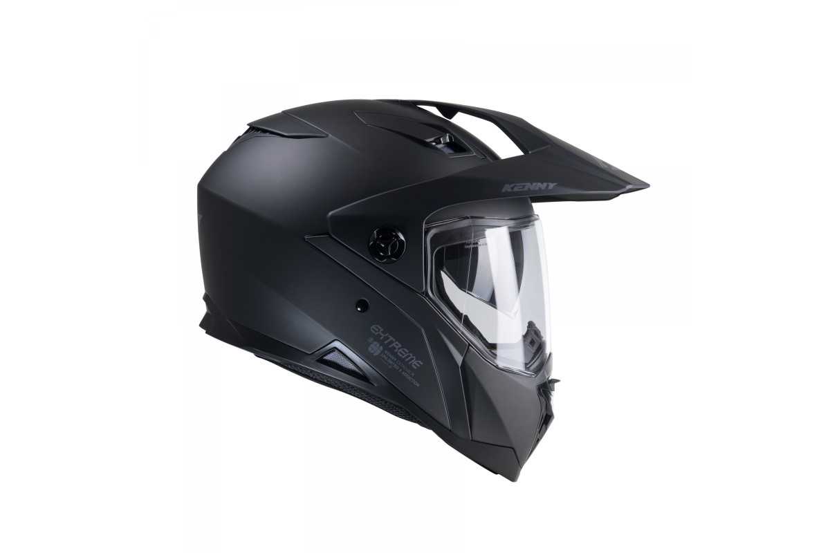 Casque KENNY Extreme Solid Noir Mat cross enduro homologué