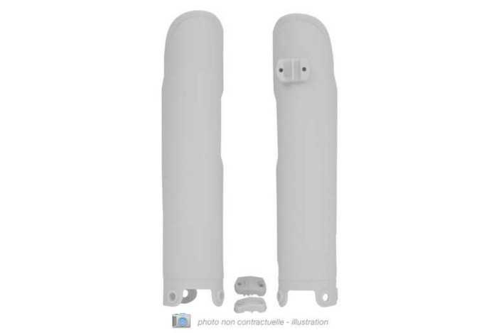 Protections de fourche RACETECH - blanc
