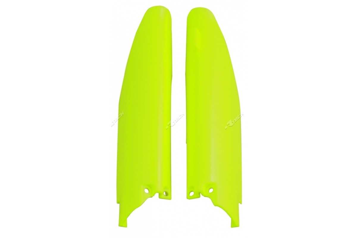 Protections de fourche RACETECH - jaune fluo Protections de fourche RACETECH - jaune fluo