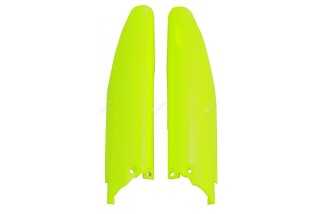 Protections de fourche RACETECH - jaune fluo