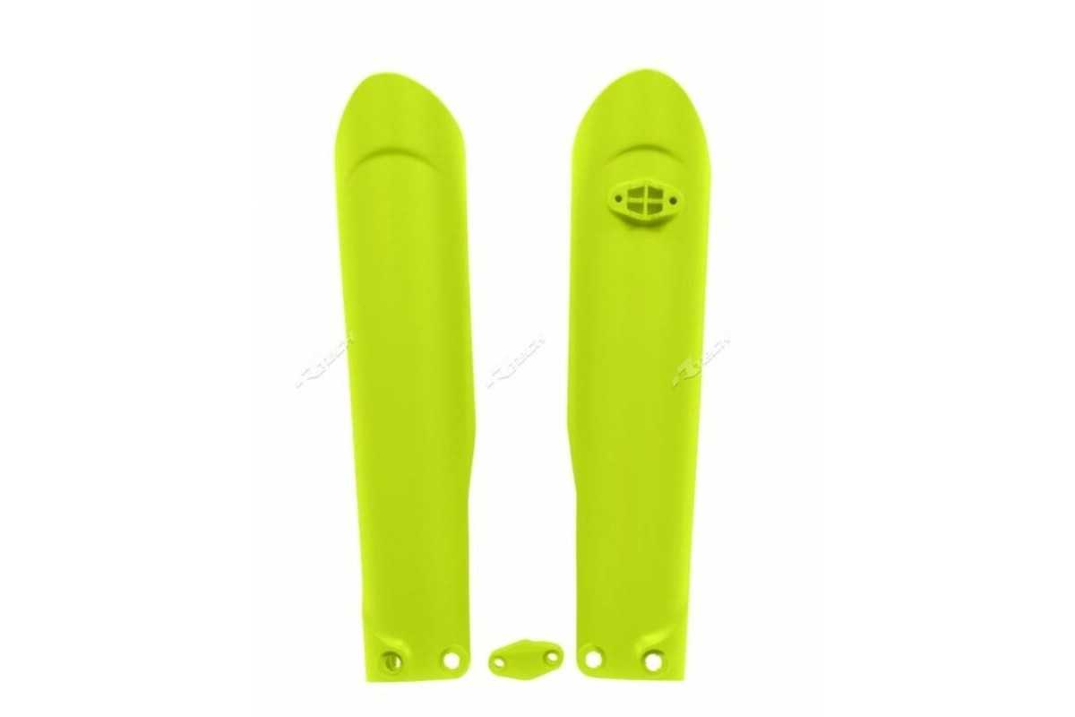Protections de fourche RACETECH - jaune fluo Protections de fourche RACETECH - jaune fluo