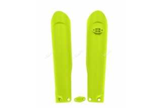Protections de fourche RACETECH - jaune fluo
