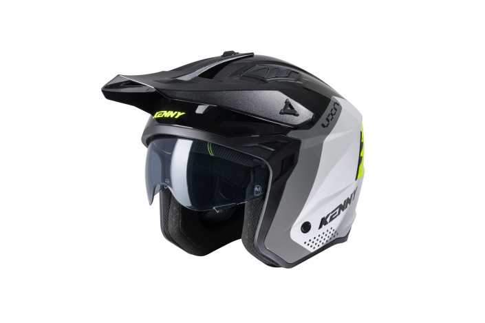 Casque KENNY Miles Noir Jaune Néon – Homologué ECE 22-06