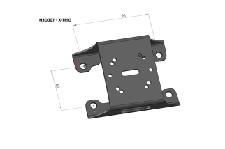 Support de GPS pour guidon X-Trig/PHDS