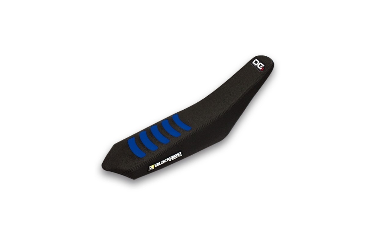 Housse de selle BLACKBIRD Double Grip 3 noir/bleu Sherco SE/SEF/SE-R/SEF-R