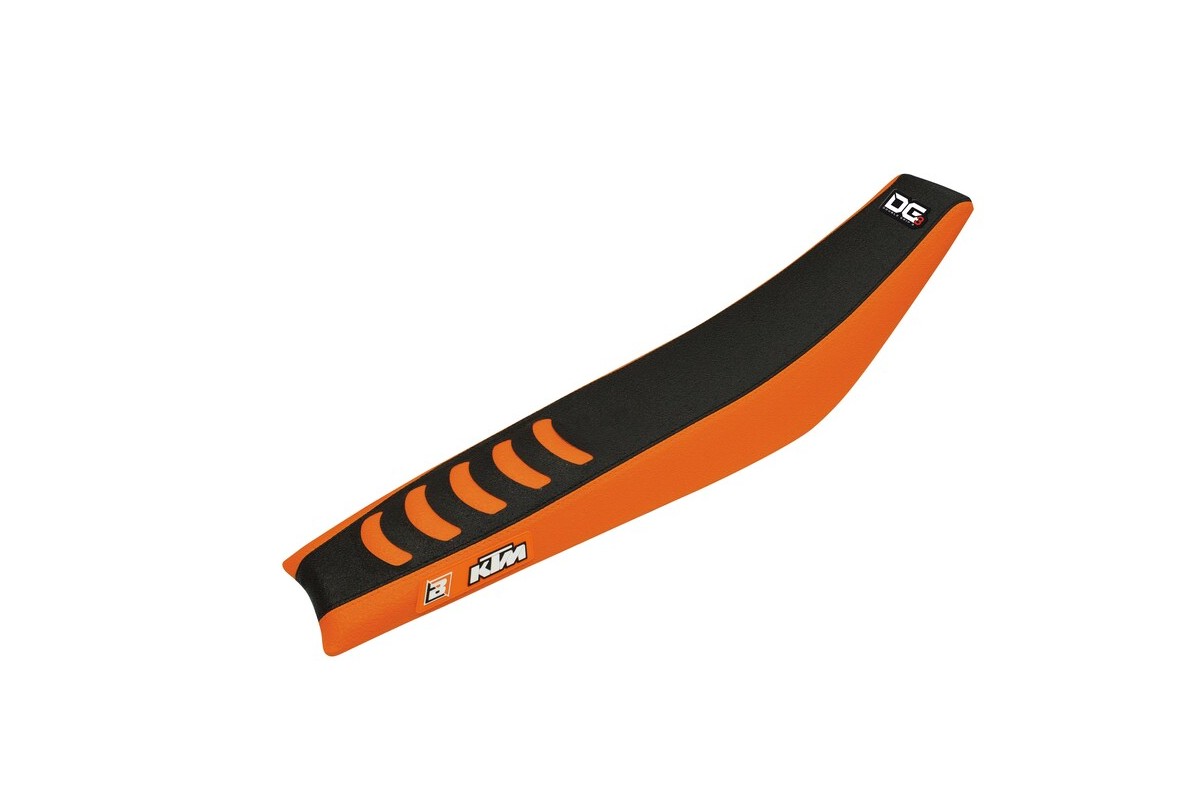 Housse de selle BLACKBIRD Double Grip 3 noir/orange KTM SX85