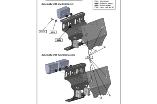 Support de protection de navigation pour antennes PB001 et GPS