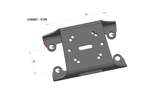 Support GPS pour guidon KTM/HUSQVARNA | F2R - Achat en ligne