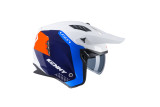 Casque KENNY Miles Graphic Blanc Bleu Rouge – Motocross Enduro
