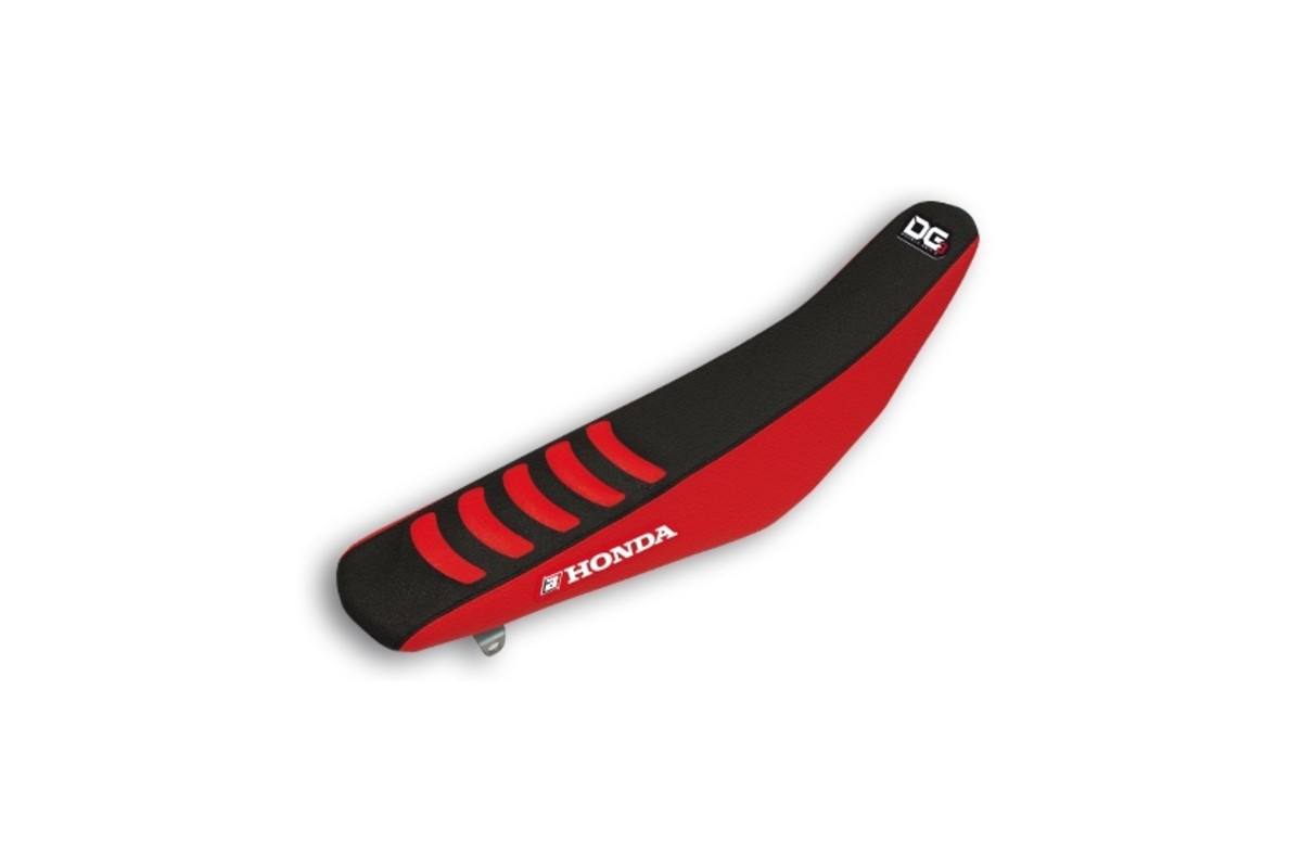 Housse de selle BLACKBIRD Double Grip 3 noir/rouge Honda CRF250R/450R