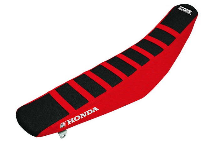 Housse de selle BLACKBIRD Zebra noir/rouge Honda CRF450R/RX