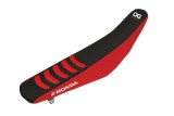 Housse de selle BLACKBIRD Double Grip 3 rouge/noir Honda CRF250R/450R