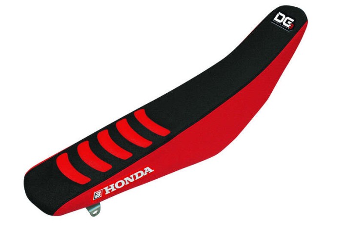 Housse de selle BLACKBIRD Double Grip 3 noir/rouge Honda CRF450R/RX