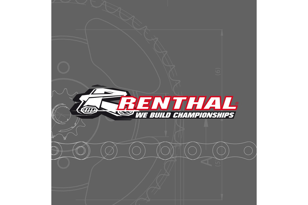Kit chaîne RENTHAL 520R1 13/49 standard - couronne ultra-light anti-boue