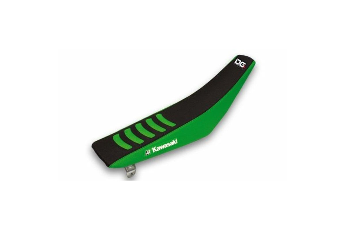 Housse de selle BLACKBIRD Double Grip 3 noir/vert Kawasaki KX250F KX450F