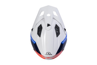 Casque Miles Graphic WHITE BLUE RED