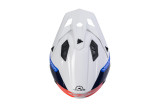 Casque KENNY Miles Graphic Blanc Bleu Rouge – Motocross Enduro