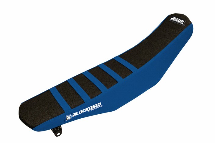 Housse de selle BLACKBIRD Zebra bleu/noir Yamaha YZ450F