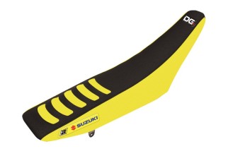 Housse de selle BLACKBIRD Double Grip 3 jaune/noir Suzuki RM-Z450