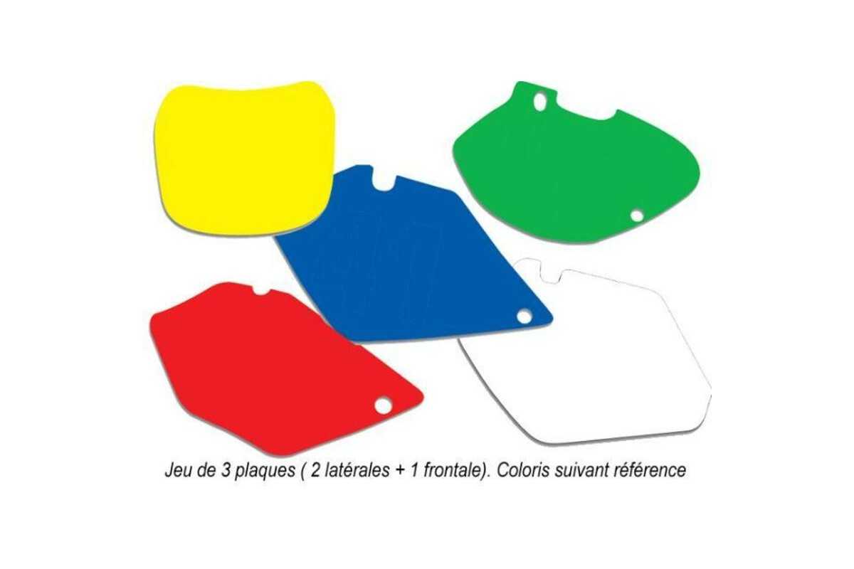 Fonds de plaque BLACKBIRD vert KTM